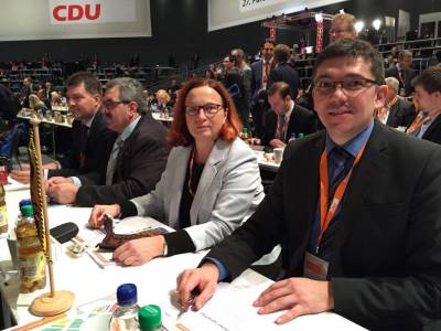 Insgesamt sind 1001 Delegierte am Parteitag anwesend